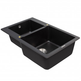 Кухонная мойка Zigmund & Shtain RECHTECK 400.275 Черный базальт