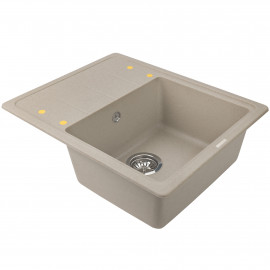 Кухонная мойка Ecoshtein RECHTECK 620 Песочный