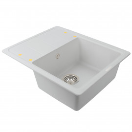 Кухонная мойка Ecoshtein RECHTECK 620 Серый шелк