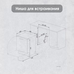 Посудомоечная машина Zigmund & Shtain DW 303.4
