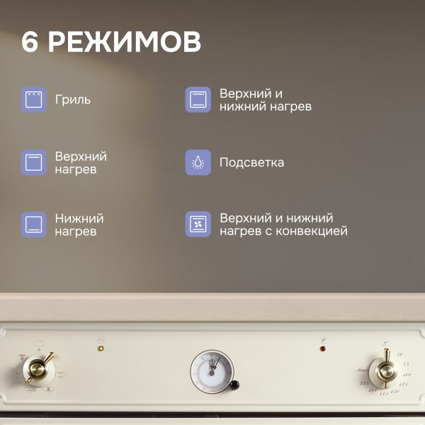 Духовой электрический шкаф Zigmund & Shtain E 134 X