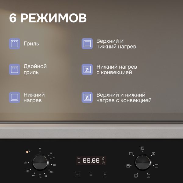 Духовой электрический шкаф Zigmund & Shtain E 145 B