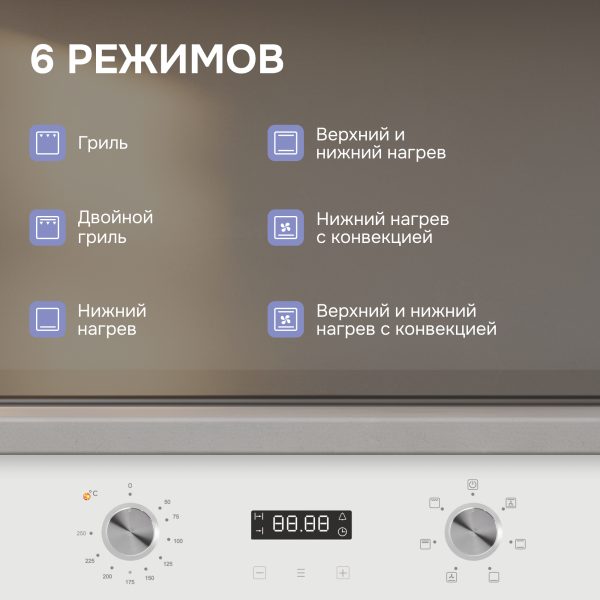 Духовой электрический шкаф Zigmund & Shtain E 145 W