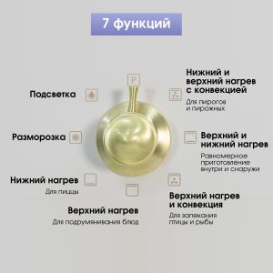 Духовой электрический шкаф Zigmund & Shtain E 166 X