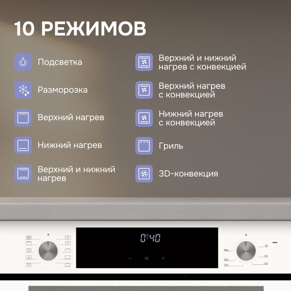 Духовой электрический шкаф Zigmund & Shtain E 153 W