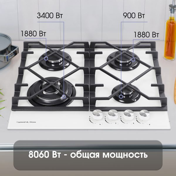 Варочная панель Zigmund & Shtain MN 175.61 W