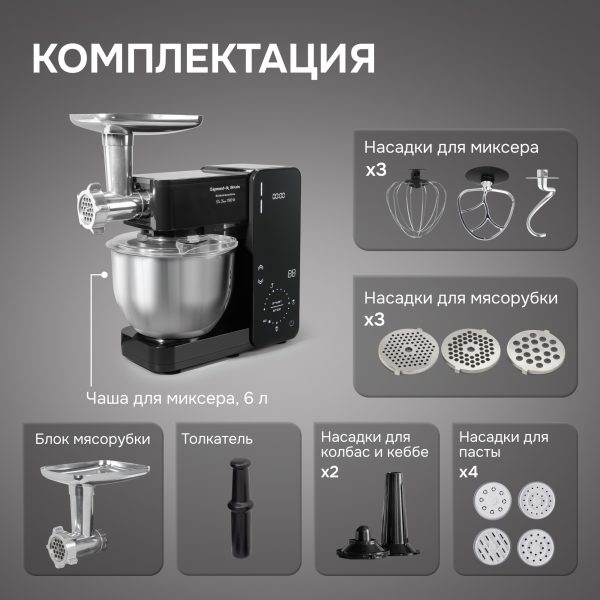 Кухонный комбайн Zigmund & Shtain ZKM-895