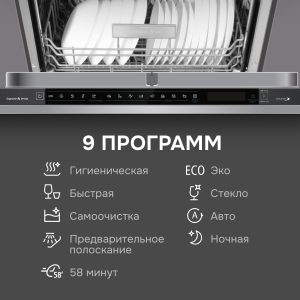 Посудомоечная машина Zigmund & Shtain DW 311.6