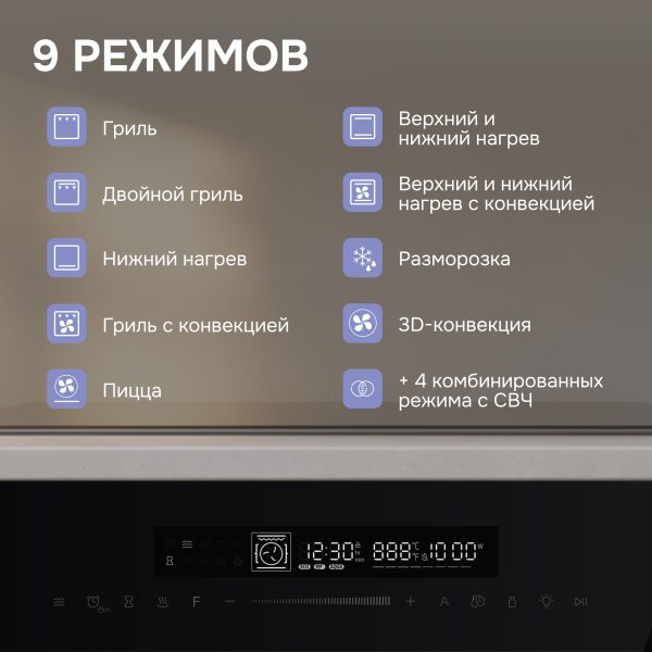 Духовой электрический шкаф Zigmund & Shtain E 178 BM
