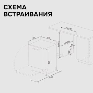 Посудомоечная машина Zigmund & Shtain DW 313.4