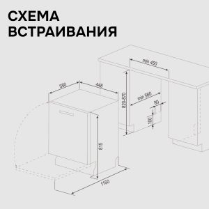 Посудомоечная машина Zigmund & Shtain DW 314.4