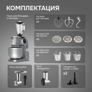 Кухонный комбайн Zigmund & Shtain ZKM-1100