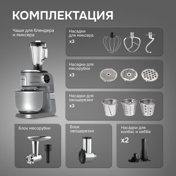 Кухонный комбайн Zigmund & Shtain ZKM-1100