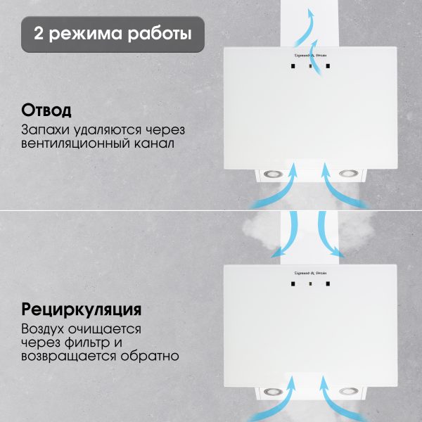 Кухонная вытяжка Zigmund & Shtain K 149.6 W